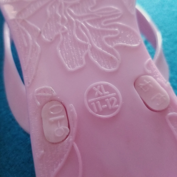 VTG pink jelly sandals with oversized bow - Picture 6 of 6